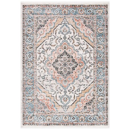 Safavieh Shivan Power Loomed Rectangle Area Rug Grey & Blue - 5 ft. -3 in. x 7 ft. -6 in. SHV704F-5